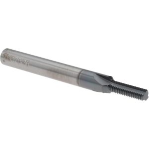 SCIENTIFIC CUTTING TOOLS Straight Flute Thread Mill: 1/4-36, Internal, 3 Flutes, 1/4" Shank Dia, Solid Carbide TM170-36A