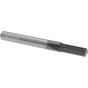 SCIENTIFIC CUTTING TOOLS Straight Flute Thread Mill: 5/16-24, Internal, 3 Flutes, 1/4" Shank Dia, Solid Carbide TM235-24A