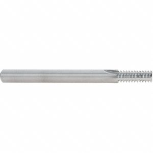 SCIENTIFIC CUTTING TOOLS Straight Flute Thread Mill: 3/8-16, Internal, 4 Flutes, 5/16" Shank Dia, Solid Carbide TM.290-16