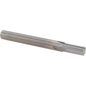 SCIENTIFIC CUTTING TOOLS Straight Flute Thread Mill: 7/16-20, Internal, 4 Flutes, 3/8" Shank Dia, Solid Carbide TM.345-20