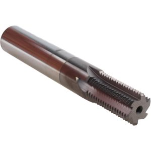 SCIENTIFIC CUTTING TOOLS Straight Flute Thread Mill: 3/4-16, External & Internal, 6 Flutes, 5/8" Shank Dia, Powdered Metal TM600-16N