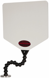 CEDARBERG Base & Shield: Polycarbonate, 9" Wide, 9" Long, 1/8" Thick 8550-420