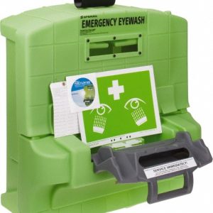 HONEYWELL 7 Gallon, 0.4 GPM Flow Rate at 30 PSI, Gravity Fed Polyethylene, Portable Eye Wash Station 32-001000-0000