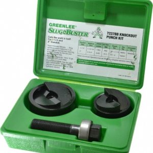 GREENLEE 6 Piece, 2" Punch Hole Diam, Manual Knockout Set 7237BB