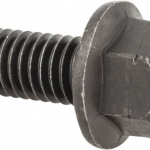 VALUE COLLECTION Smooth Flange Bolt: 7/16-14 UNC, 1" Length Under Head, Fully Threaded 822623MSC