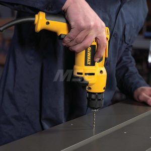 DEWALT Electric Drill: 3/8" Keyless Chuck, Pistol Grip, 2,500 RPM DWD112