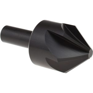 KEO Countersink: 1-1/4" Head Dia, 82.00 deg Included Angle, 6 Flute, High-Speed Steel, Right Hand Cut 919-000-358