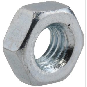 VALUE COLLECTION Jam Nut: M3x0.5, Grade 2H Steel, Zinc Finish 526030PS