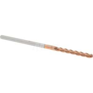 ACCUPRO Ball End Mill: 0.125" Dia, 1" LOC, 3 Flute, Solid Carbide 60338746