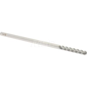 ACCUPRO Ball End Mill: 0.125" Dia, 0.75" LOC, 4 Flute, Solid Carbide 60338852