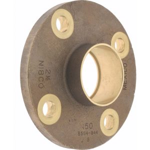 NIBCO 2-1/2" Pipe, 7" OD, Cast Copper Companion Pipe Flange B495506