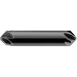 VALUE COLLECTION Countersink: 1/2" Head Dia, 120.00 deg Included Angle, 6 Flute, Solid Carbide, Right Hand Cut 02900