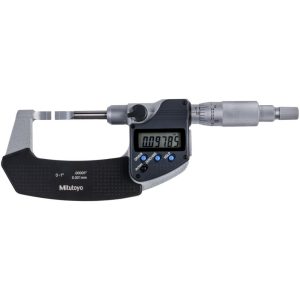 MITUTOYO Blade Micrometer: Electronic, 1" Max (25mm) 422-360-32
