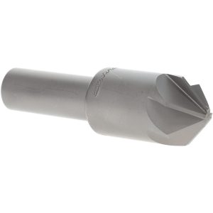 VALUE COLLECTION Countersink: 3/4" Head Dia, 90.00 deg Included Angle, 6 Flute, High-Speed Steel, Right Hand Cut 02419