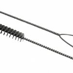 SCHAEFER BRUSH 1-1/2" Diam, 4" Bristle Length, Boiler & Furnace Tempered Wire Brush 76255