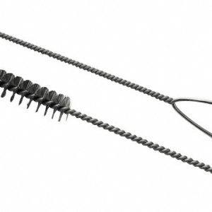 SCHAEFER BRUSH 1" Diam, 4" Bristle Length, Boiler & Furnace Stainless Steel Brush 76254