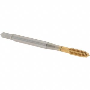 OSG Thread Forming Tap: #8-32 UNC, Plug Chamfer, Cobalt, TiN Finish 1400115505