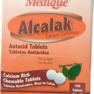 MEDIQUE Antacids & Stomach Relief Tablet: (2) 50 Envelopes 10133
