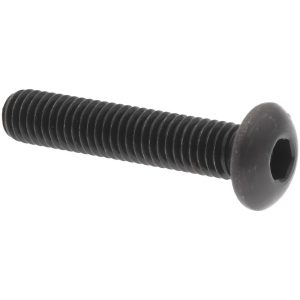 KERR-LAKESIDE INC. Button Socket Cap Screw: #10-32 x 1, Alloy Steel, Black Oxide Coated 10F100KBC