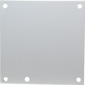 COOPER B-LINE 4-7/8" OAW x 4-7/8" OAH Powder Coat Finish Electrical Enclosure Nonperforated Panel 78205179310