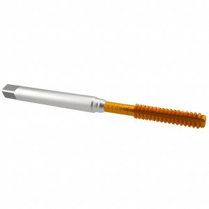 GUHRING Thread Forming Tap: #6-32 UNC, 2B/2BX Class of Fit, Modified Bottoming, Cobalt, TiN Coated 9039400035050