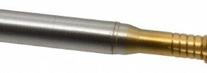 GUHRING Thread Forming Tap: #10-24 UNC, 2BX Class of Fit, Modified Bottoming, Cobalt, TiN Coated 9039400048260
