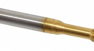 GUHRING Thread Forming Tap: #10-32 UNF, 2B/2BX Class of Fit, Modified Bottoming, Cobalt, TiN Coated 9039410048260