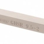ISCAR Indexable Grooving Toolholder: GHSR 9.5-2, External, Right Hand, 0.79" Max Workpiece Dia 2800548