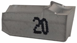 ISCAR Grooving Insert: GFF 4N IC-20, Carbide 6000026