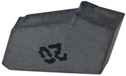 ISCAR Cutoff Insert: GFN 2 IC-20, Carbide, 2.20 mm Cutting Width, 0.0866" Cutting Width 6000259