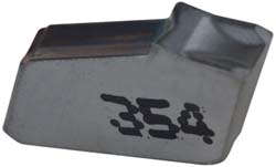 ISCAR Cutoff Insert: GFN 2.4 IC-354, Carbide, 2.40 mm Cutting Width, 0.0945" Cutting Width 6094535