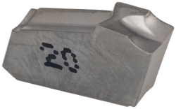 ISCAR Cutoff Insert: GFN 3J IC-20, Carbide, 3.00 mm Cutting Width, 0.1181" Cutting Width 6000304