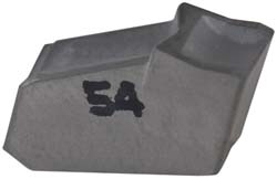 ISCAR Cutoff Insert: GFN 4 IC-54, Carbide, 4.05 mm Cutting Width, 0.1594" Cutting Width 6000324