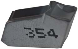 ISCAR Cutoff Insert: GFN 4 IC-354, Carbide, 4.05 mm Cutting Width, 0.1594" Cutting Width 6011366