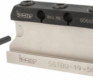 ISCAR Tool Block Style SGTBU, 1.02" Blade Height, 3.4" OAL, 1.7"& OAH, Indexable Cutoff Blade Tool Block 2300753