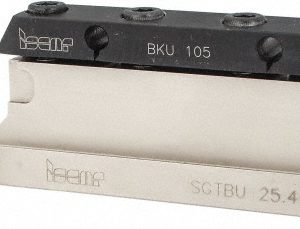 ISCAR Tool Block Style SGTBU, 1.02" Blade Height, 4.33" OAL, 1-3/4" OAH, Indexable Cutoff Blade Tool Block 2300762