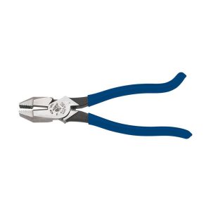 KLEIN TOOLS 9-3/8" OAL, 1-19/32" Jaw Length x 1-1/4" Jaw Width, Ironworker's Pliers D213-9ST