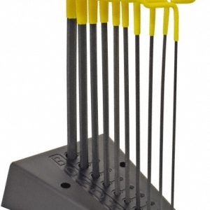 BONDHUS 10 Piece T-Handle Cushion Grip Hex Key Set 46590