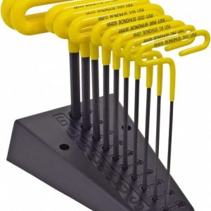 BONDHUS 10 Piece T-Handle Cushion Grip Hex Key Set 46490