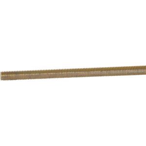 ALL AMERICA THREADED PRODUCTS General-Purpose Threaded Rod: 3/8-16, 6' OAL, Alloy Steel, Yellow Zinc Finish 07096