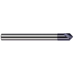 HARVEY TOOL Engraving Cutter: 120 &deg;, 1/8" Dia, Tip Radius Point, Solid Carbide 987660-C3