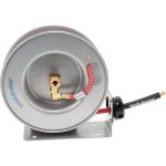 PRO-SOURCE Hose Reel with Hose: 1/4" ID Hose x 15', Spring Retractable 2857521525PRO