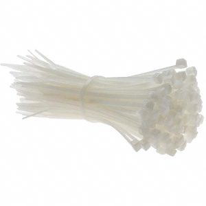 PRO-SOURCE Cable Tie Duty: 4" Long, Natural, Nylon, Standard TSL-100-M-MT-PRO