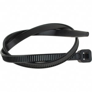 PRO-SOURCE Cable Tie Duty: 11" Long, Black, Nylon, Standard TSL-300-S-YB-PRO