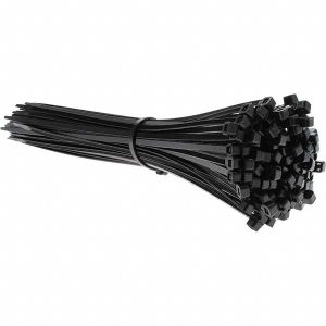 PRO-SOURCE Cable Tie Duty: 11" Long, Black, Nylon, Standard TSL-300-S-FB-PRO
