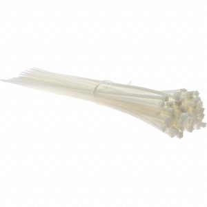 PRO-SOURCE Cable Tie Duty: 15.2" Long, Natural, Nylon, Standard TSL-385-S-YT-PRO