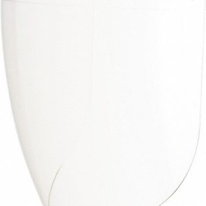 UVEX Face Shield Windows & Screens: Replacement Window, Clear, 9" High, 0.086" Thick S9555