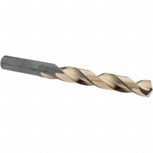 BARNES DISTRIBUTION Mechanics Drill Bit: 7/16" Dia, 135 &deg; Point, High Speed Steel, Weldon Shank, Split Point D20924