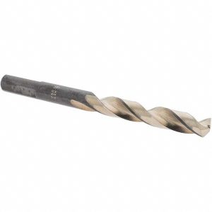 BARNES DISTRIBUTION Mechanics Drill Bit: 5/16" Dia, 135 &deg; Point, High Speed Steel, Weldon Shank, Split Point D20916