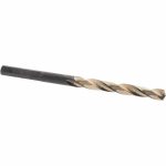 BARNES DISTRIBUTION Mechanics Drill Bit: 3/16" Dia, 135°, High Speed Steel, Straight-Cylindrical Shank, Split Point D20908